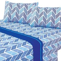 Juegos de Sabanas 144 Hilos King Indianapolis Blue