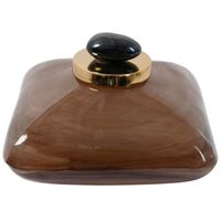 Anfora Decorativa Stone Cuadrada