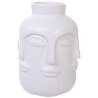 Jarrón Decorativo Fez White Mediano