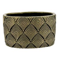 Maceta Decorativa Malaui Ovalada