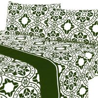 Juegos de Sabanas 144 Hilos King Boceto Green