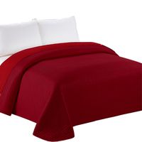 Cobertor Liso 2 Plazas California Burdeo