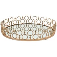 Centro de Mesa Decorativo Amberes Circular Gold