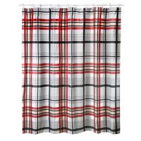 Cortina para Baño Diseño Glasgow con Forro