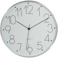 Reloj Mural Decorativo Rennes Blanco 31 x 4.2 Cms