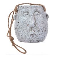 Maceta Decorativa Colgante Rostro Larga