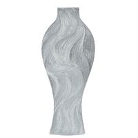 Jarrón Decorativo Luxemburgo Silver Plus