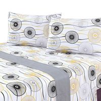 Juego de Sabanas 144 Hilos Umbrella Grey Superking