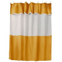 Juego de Cortina para Baño 6 Piezas Mostaza