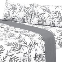 Juego de Sabanas 144 Hilos 1 Plaza Ambrosia Grey