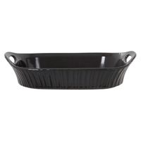 Fuente Decorativa Porcelana Canasta Negra