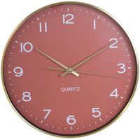 Reloj Mural Decorativo Bordeaux 35.5 x 4.2 Cms