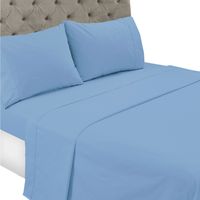 Juego de Sabanas 144 Hilos Lisa Indigo Superking