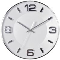 Reloj Mural Decorativo Lucerna Silver 33.5 x 5 Cms