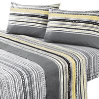 Juego de Sabanas 144 Hilos 1,5 Plaza Karachi Grey