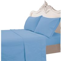 Juego de Sabanas 200 Hilos Lisa Indigo Superking