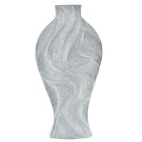 Jarrón Decorativo Luxemburgo Silver Grande