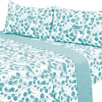 Juego de Sabanas 144 Hilos 1,5 Plaza Fiama Aqua