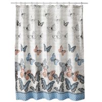 Cortina para Baño Diseño Spring con Forro