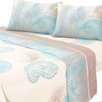 Juego de Sabanas 144 Hilos 1,5 Plaza Vilafranca Turquesa