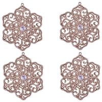 Set 4 Adornos Colgantes Navideños Feligrés