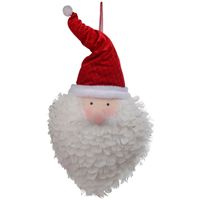 Rostro Decorativo Santa Colgante