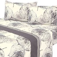 Juego de Sabanas 144 Hilos 1,5 Plaza Catalina Grey