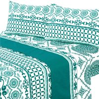 Juego de Sabanas 144 Hilos 2 Plazas Marrakech Petroleo