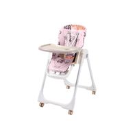 Silla de Comer Plegable Evolution Motivo Rosa
