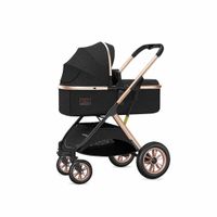 Coche Cuna Moisés Compacto Multiposiciones Negro BABYMINE