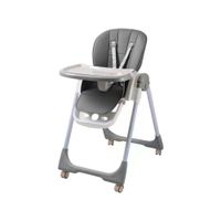 Silla de Comer Plegable Evolution Gris