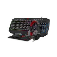 Kit Set Gamer Teclado Audífonos Mouse Mousepad KB501CM Havit