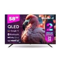 Smart TV QLED 58"" Google TV 4K Bluetooth Frameless