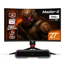 Pack Monitor Gamer 27"" Curvo FHD 1080 VA 180hz + Soundbar BT
