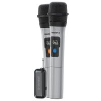 Par de Micrófonos inalámbricos con Receptor UHF Master-G