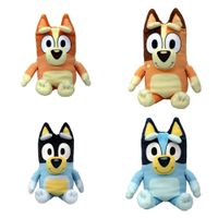 Familia Bluey - Pack De 4 Unidades De Peluches - Azul