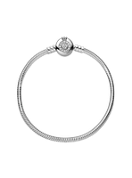 Brazalete en Plata Momentos Brillante Corona O