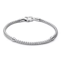 Brazalete Pandora Moments Cadena y Cierre con Tachuelas