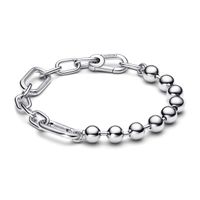 Brazalete de Eslabones Link y Cuentas Metálicas Pandora ME