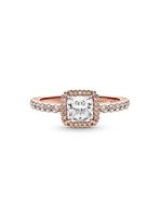 Anillo Rose Elegancia Atemporal  Circonia Cúbica Clara