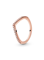 Anillo en Rose Deseo Brillante Circonia Cúbica Clara