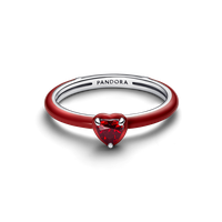 Anillo Corazón Chakra Rojo