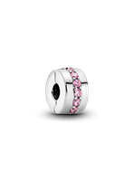 Charm Sujetador Hilera Rosada Reluciente