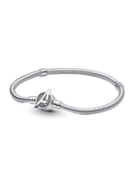 Brazalete en Plata Momentos Cierre Logo de Los Vengadores