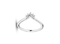 Anillo en Plata Espoleta Tiara Circonia Cúbica Clara