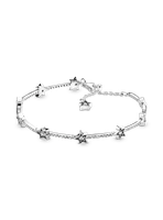 Brazalete en Plata Estrellas Celestiales