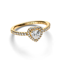 Anillo Corazon Elevado en Shine