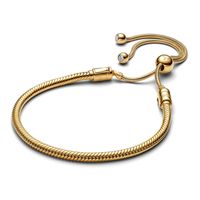 Brazalete Deslizante Recubrimiento oro14K