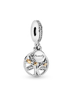 Dije Colgante en Oro 14k y Plata Herencia Familiar