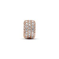 Charm en PANDORA Rose  tres hileras